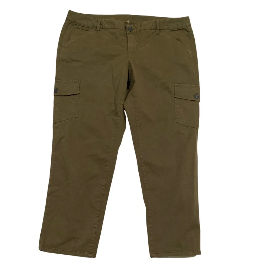 Talbots Signature Capri Cargo Pants 16w - Picture 6 of 12